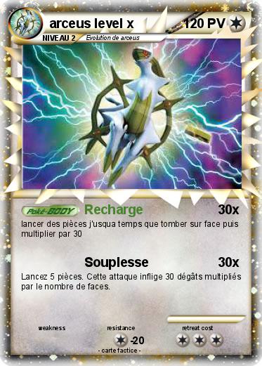 Pokemon arceus level x