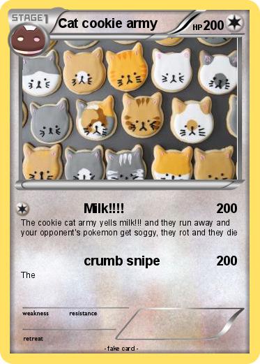 Pokemon Cat cookie army