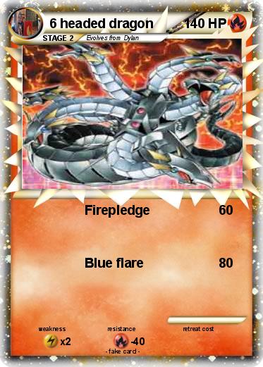 Pokemon 6 headed dragon