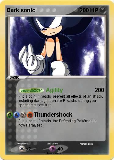 Pokemon Dark sonic