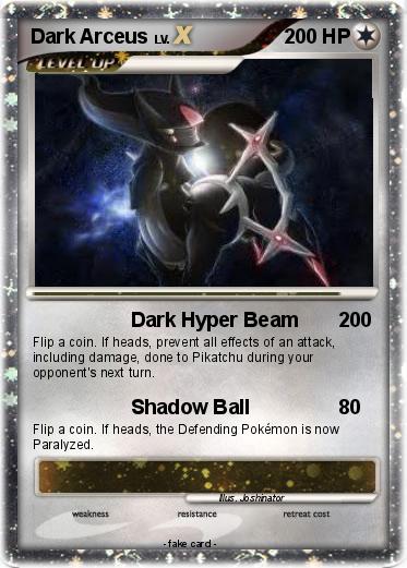 Pokemon Dark Arceus
