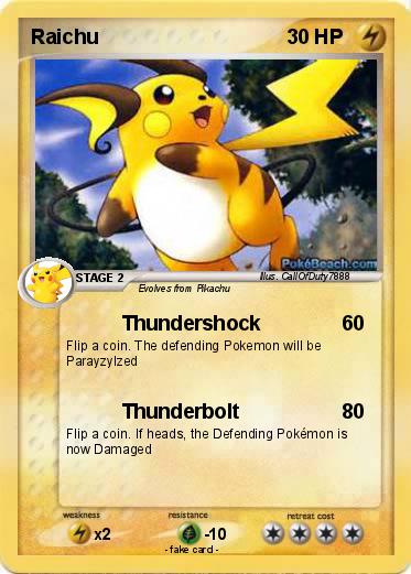 Pokemon Raichu