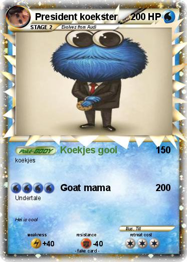 Pokemon President koekster