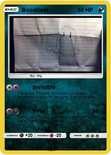 Pokemon Boosheet