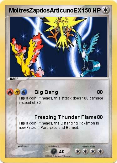 Pokemon MoltresZapdosArticunoEX