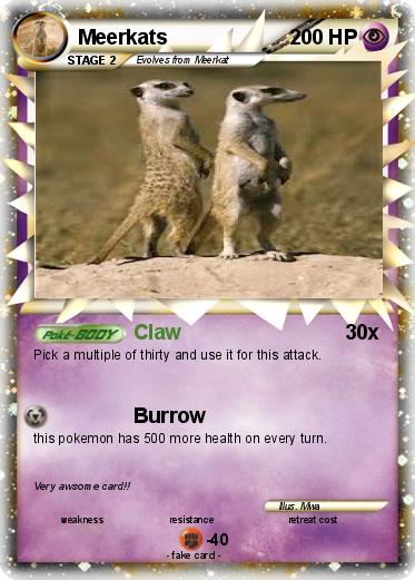 Pokemon Meerkats