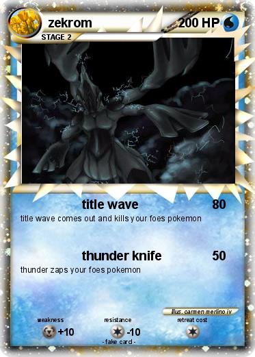 Pokemon zekrom