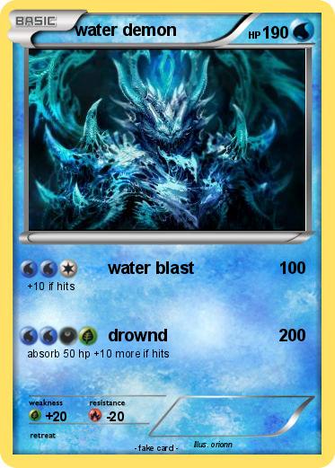 Pokemon water demon