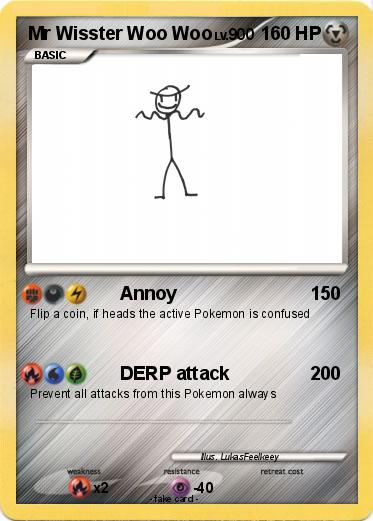 Pokemon Mr Wisster Woo Woo