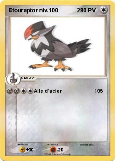 Pokemon Etouraptor niv.100            2 