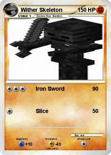 Pokemon Wither Skeleton