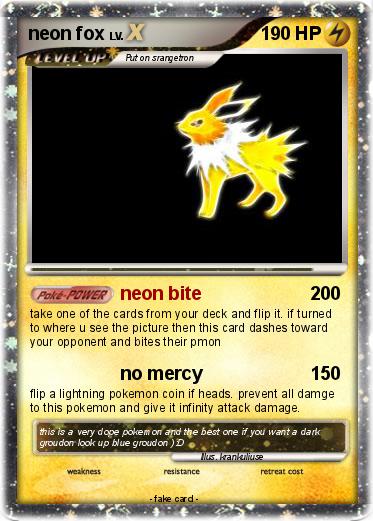 Pokemon neon fox