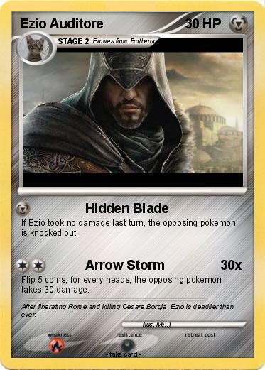Pokemon Ezio Auditore