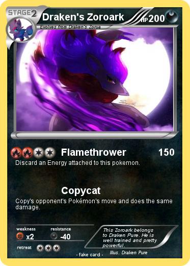Pokemon Draken's Zoroark
