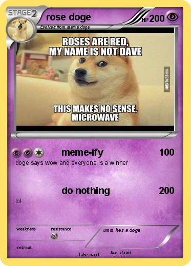 Pokemon rose doge
