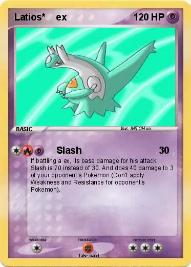 Pokemon Latios*    ex