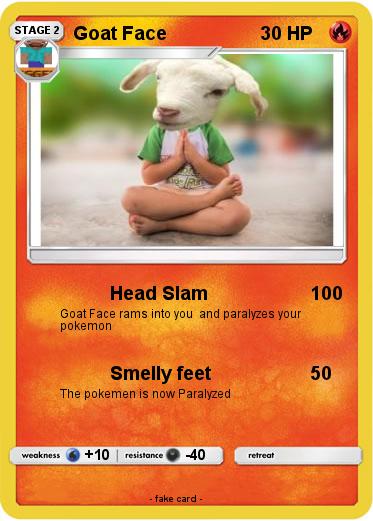 Pokemon Goat Face