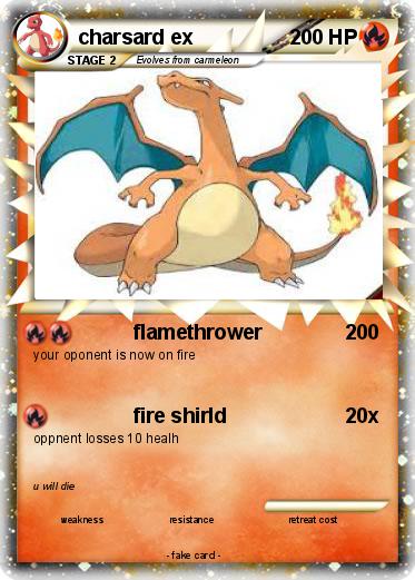 Pokemon charsard ex