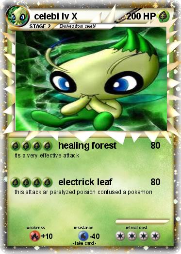 Pokemon celebi lv X