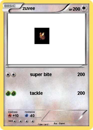 Pokemon zuvee