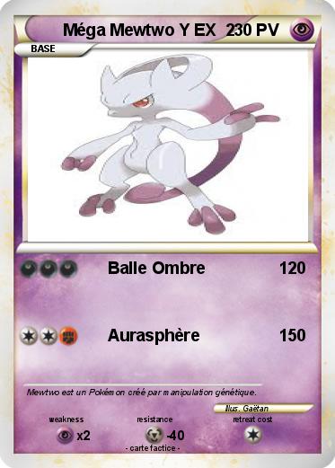 Pokemon Méga Mewtwo Y EX  2