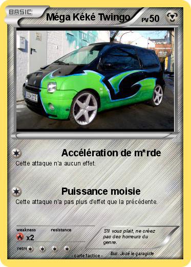 Pokemon Méga Kéké Twingo