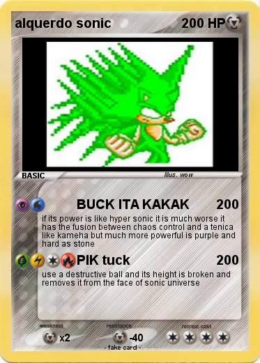 Pokemon alquerdo sonic