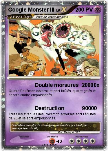Pokemon Google Monster III