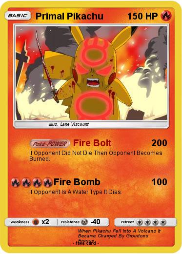 Pokemon Primal Pikachu
