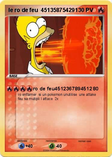 Pokemon le ro de feu  451358754291        