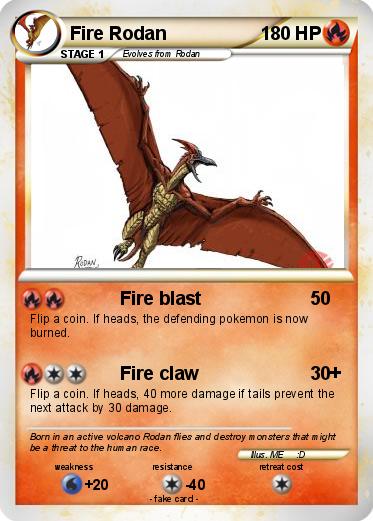 Pokemon Fire Rodan