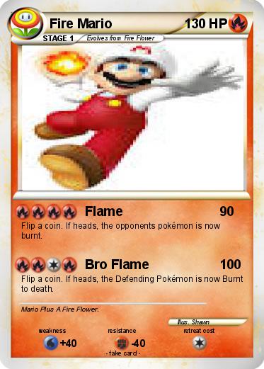 Pokemon Fire Mario