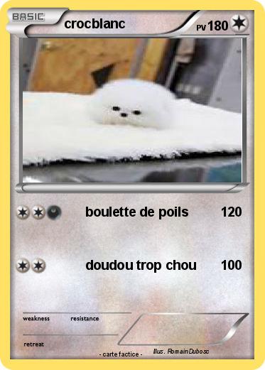 Pokemon crocblanc