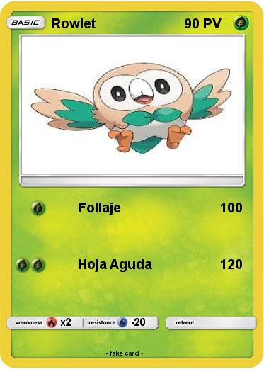 Pokemon Rowlet
