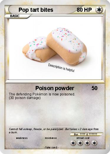 Pokemon Pop tart bites