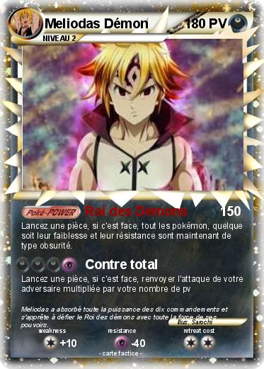 Pokemon Meliodas Démon