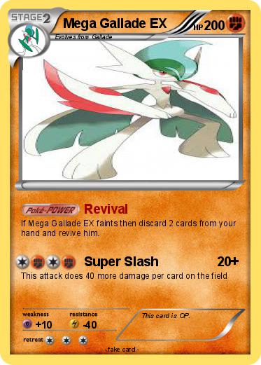 Pokemon Mega Gallade EX