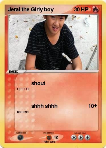 Pokemon Jeral the Girly boy