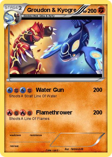 Pokemon Groudon & Kyogre