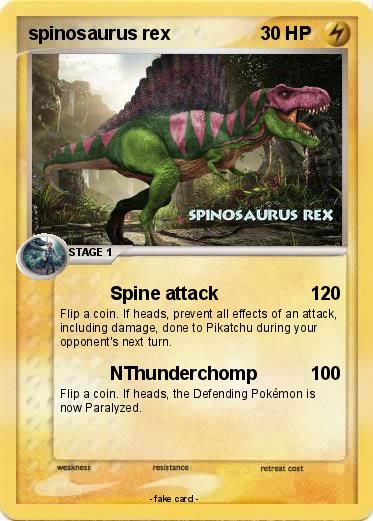 Pokemon spinosaurus rex