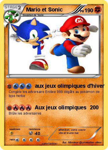 Pokemon Mario et Sonic