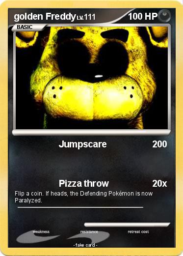 Pokemon golden Freddy