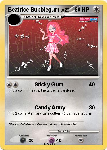 Pokemon Beatrice Bubblegum