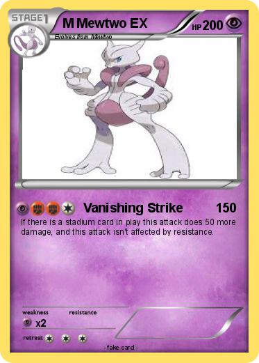 Pokemon M Mewtwo EX