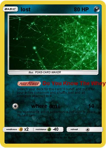 Pokemon lost