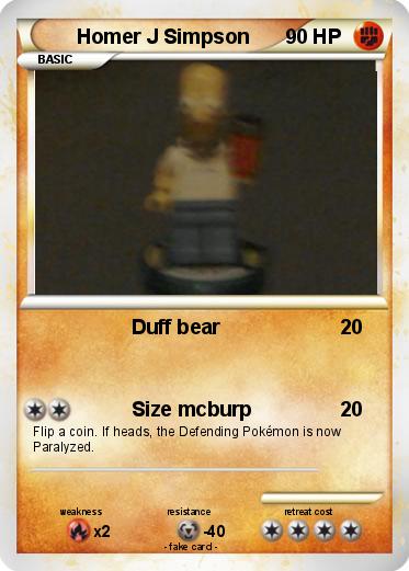 Pokemon Homer J Simpson