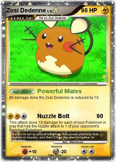 Pokemon Zosi Dedenne
