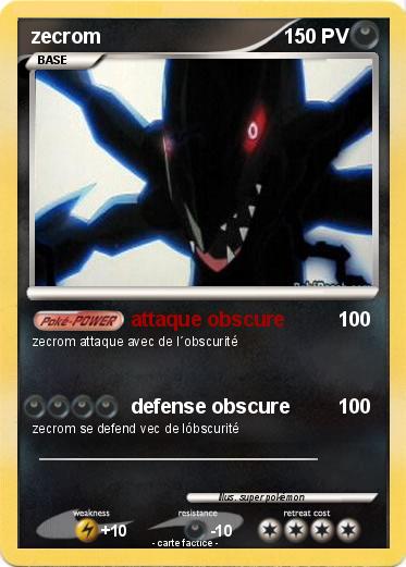 Pokemon zecrom