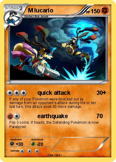 Pokemon M lucario