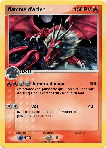 Pokemon flamme d'acier